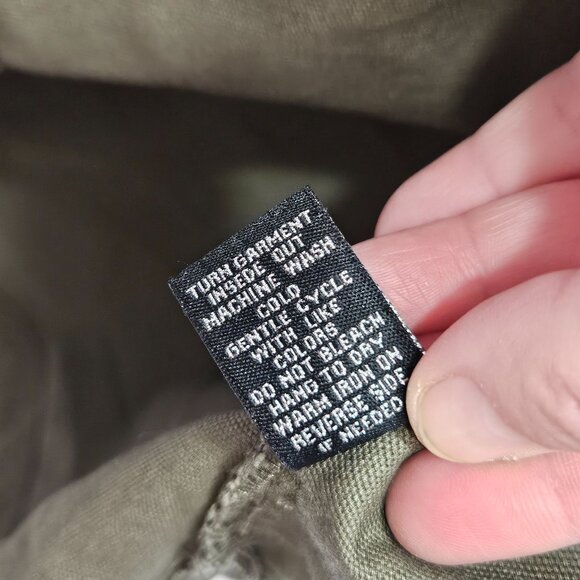 Rue21 Olive Green Embroidered Military Jacket Size L "We Run‎ The World" Womens - Picture 7 of 9